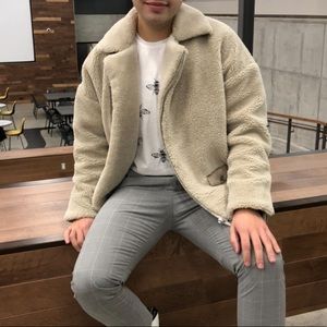 ZARA men’s teddy jacket